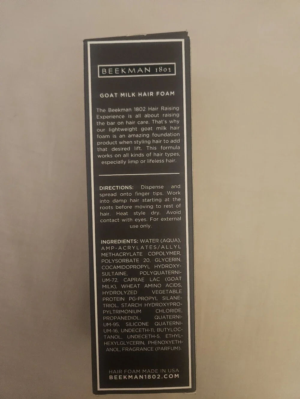 Beekman 1802 Volumizing Goat Milk Hair Foam & Leave In Hair Mist Set Of 2 *NWT*